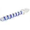 Generique Plug en verre Double Scepter 20.2 x 3cm